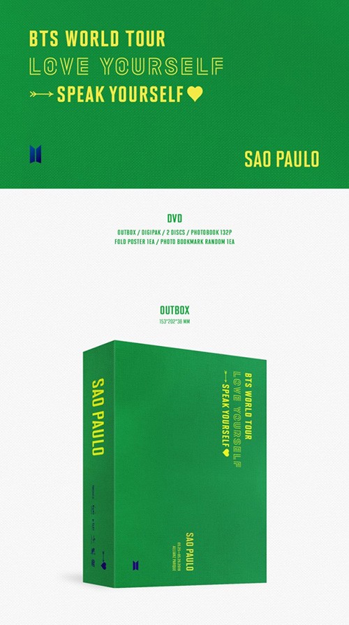 BTS WORLD TOUR LOVE YOURSELF:SPEAK YOUSELF SAO PAULO DVD 1 next reservation free shipping 