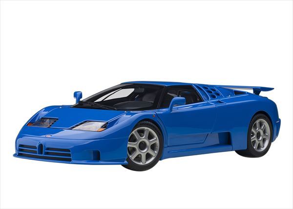 オートアート ブガッティ EB110 SS （フレンチ・ブルー） （1/18スケール ダイキャスト オートアート・コンポジットモデル 70917） おもちゃのミニカーの商品画像