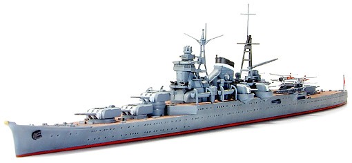 タミヤ 日本海軍 軽巡洋艦 熊野（1/700スケール ウォーターライン No.344 31344） ミリタリー模型の商品画像