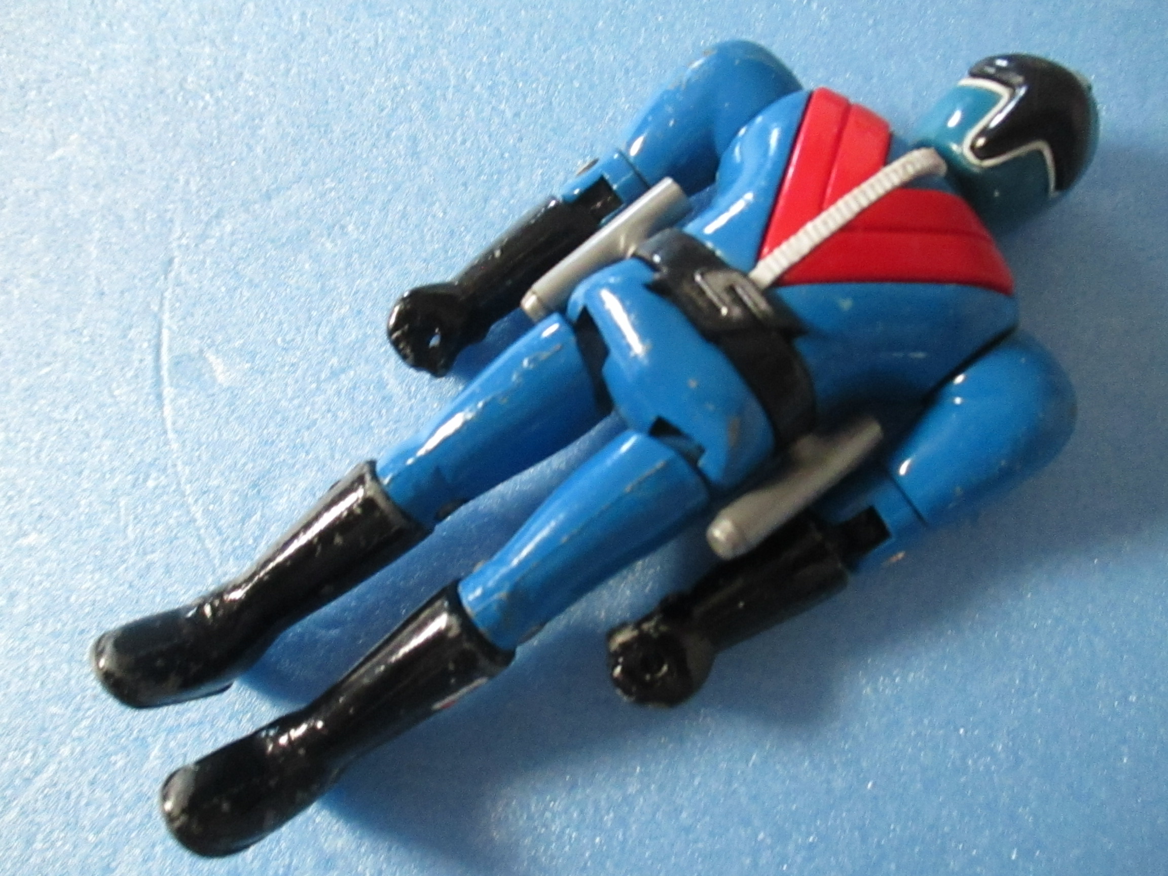  мак голубой Ranger Chogokin фигурка Himitsu Sentai Goranger [ б/у товар * Junk ]