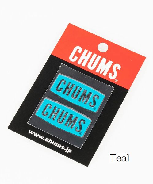  special price liquidation![ non-standard-sized mail shipping ]CHUMS Chums CHUMS Logo Emboss Sticker Chums Logo en Boss sticker ( sticker ) CH62-1125