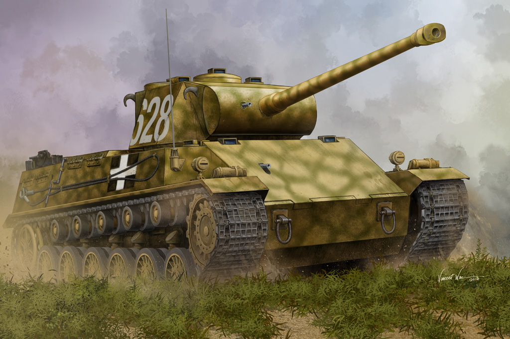ホビーボス ハンガリー 44M タシュ 重戦車（1/35スケール 83850） ミリタリー模型の商品画像