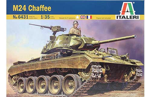 イタレリ アメリカ 軽戦車 M24 チャーフィー（1/35スケール ミリタリーミニチュアモデル 6431 38431） ミリタリー模型の商品画像