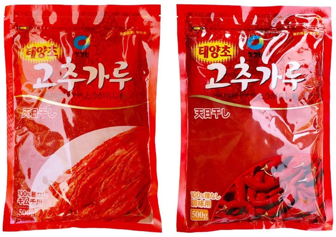 清浄園 唐辛子粉 キムチ用 500g×2個 一味唐辛子の商品画像