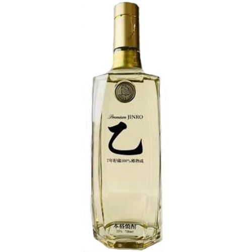 眞露 米焼酎 JINRO Premium 乙 樫樽7年熟成 25度 720mlびん 1本 焼酎