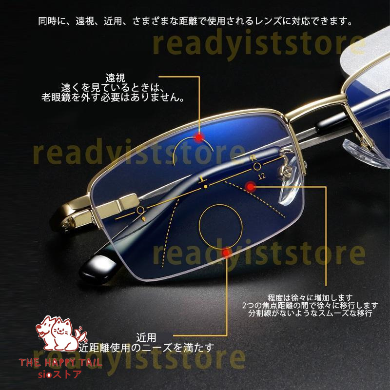  farsighted glasses stylish .. many burnt point . close both for glasses men's lady's blue light cut alloy high class business personal computer for man woman sini Agras Father's day present 