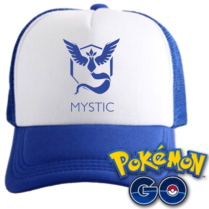 ポケモン GO チームカラー ロゴ キャップ 3カラー 赤 青 黄 / ポケモントレーナー サトシ 初代 ベストウィッシュ bw コスプレ 帽子 2カラー