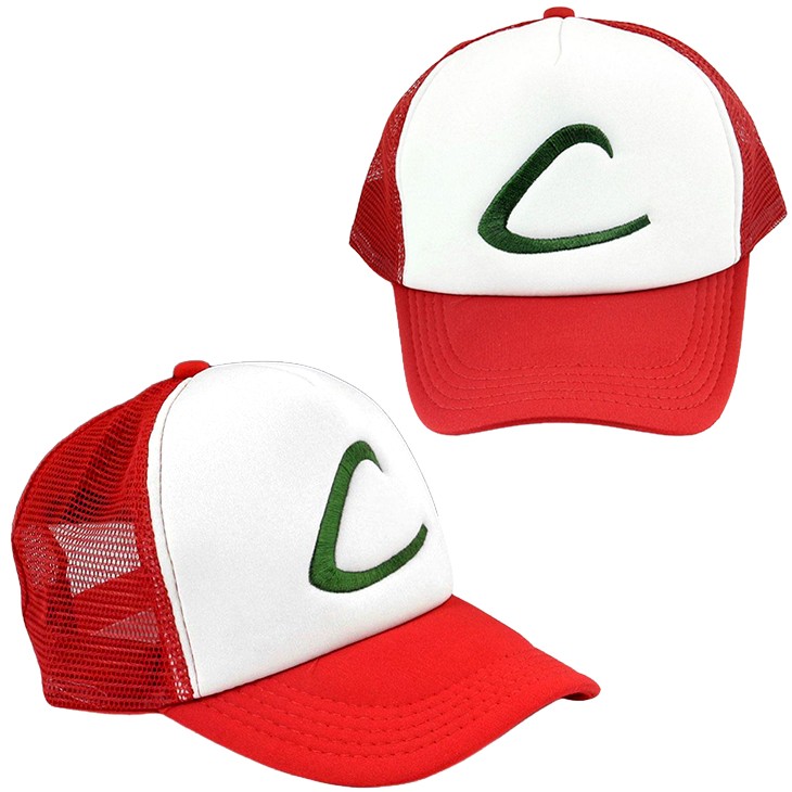 ポケモン GO チームカラー ロゴ キャップ 3カラー 赤 青 黄 / ポケモントレーナー サトシ 初代 ベストウィッシュ bw コスプレ 帽子 2カラー