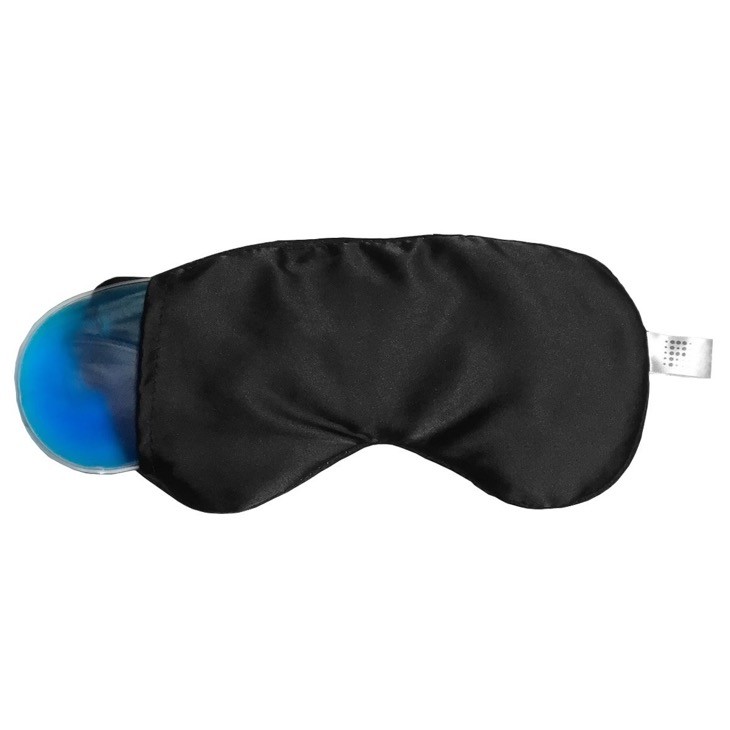 アイマスク 温冷両用 ジェルパッド 付属 シルク アイマスク (ジェルパッド収納ポケット付き) クール & ホット 天然シルク アイマスク 疲れ目 クマ 眼精疲労 対策 快眠グッズ