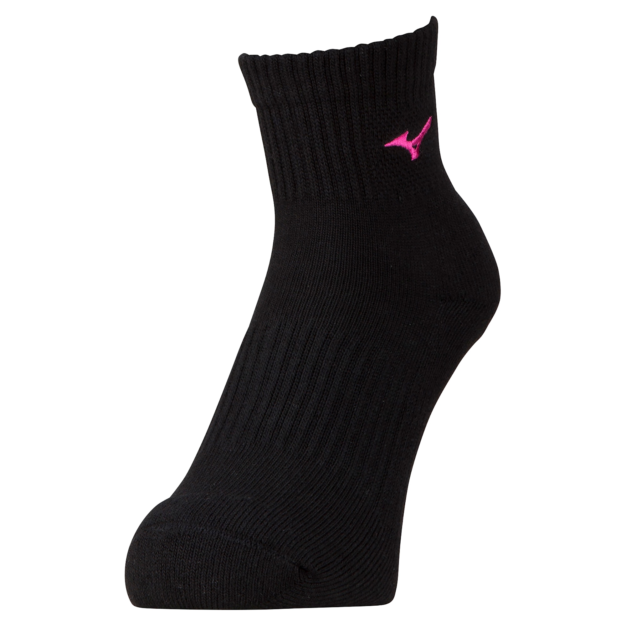  волейбол дезодорация носки Short Mizuno унисекс черный × Berry розовый V2MX2000 97