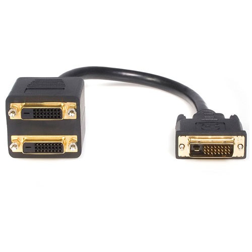 DVI кабель DVI split кабель DVI-D мужской ×1 = DVI-D женский ×2 ответвление DVI 2 ответвление кабель 