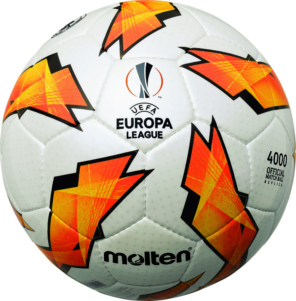 molten UEFA ヨーロッパリーグ 2018-19（グループステージ）レプリカ 5号球 F5U4000-G18 （ホワイト/オレンジ/ブラック） サッカーボールの商品画像