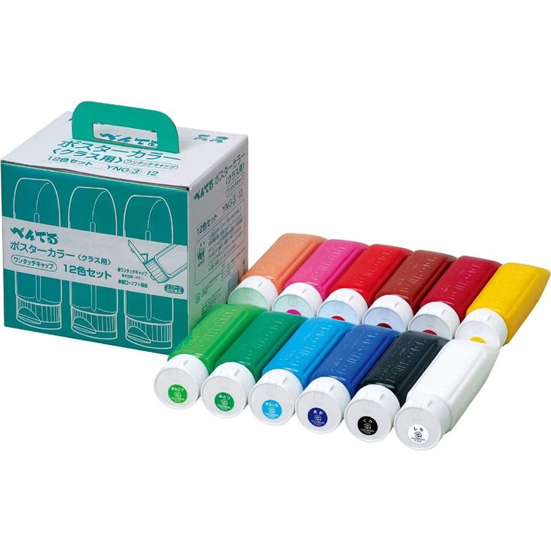  Pentel краски Poster Сolor ( Class для )12 -цветный набор 1 коробка YNG3-12