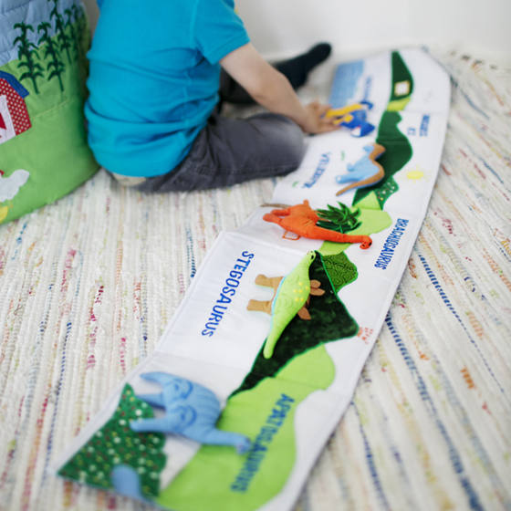  тканевая книжка ткань игрушка ... празднование рождения .. ... симпатичный приспособление книга с картинками динозавр мужчина Oskar&amp;ellen Oscar &amp;e Len ткань книжка Dinosaur 