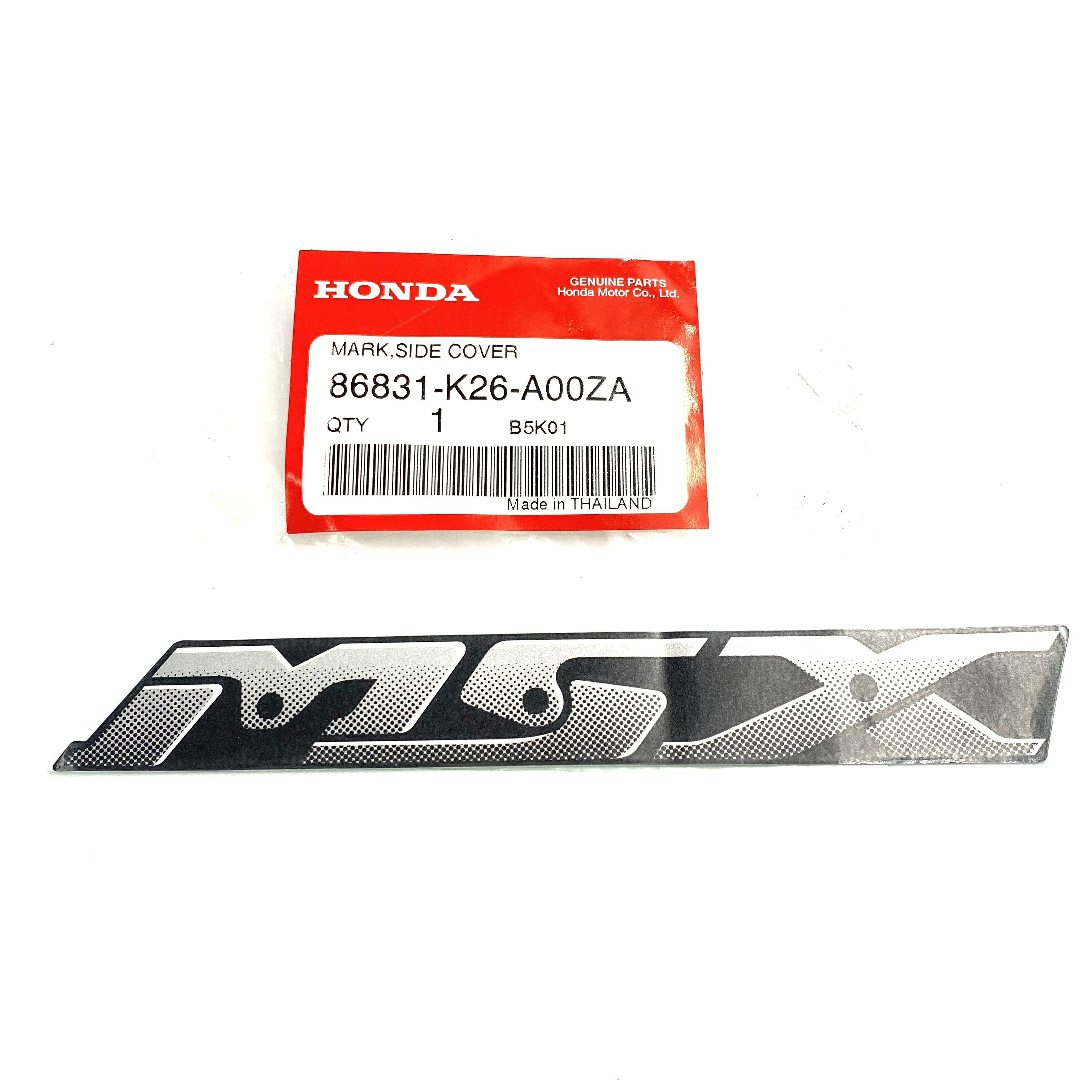 HONDA оригинальный Mark боковая крышка /MSX125 Glo m для Decal, Mark Side Cover for Honda MSX125 Grom 86831-K26-A00ZA