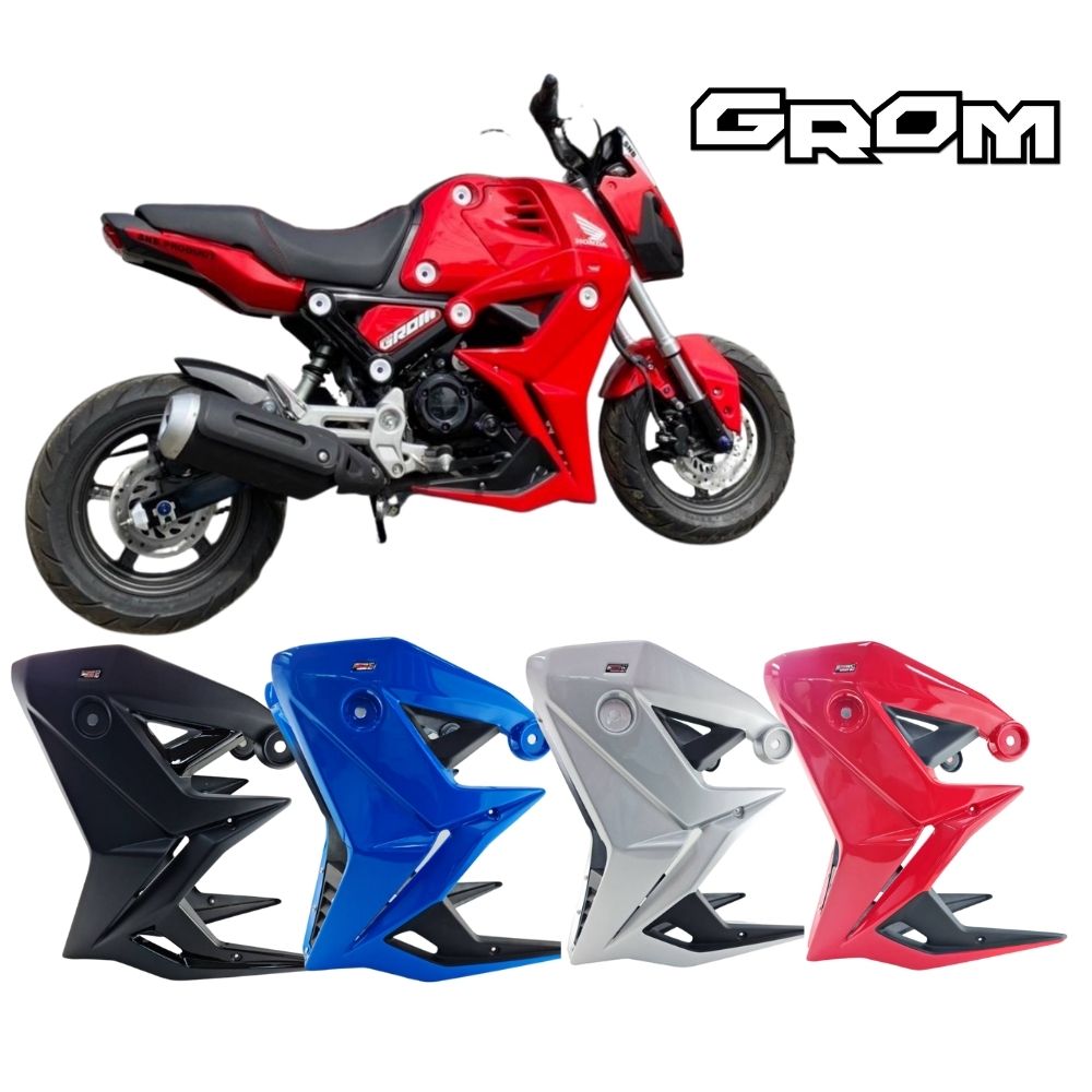  Honda Glo m under cowl Berry panel set Honda Grom SNB Mid Fairing Belly Panel Set 2021 - 2022