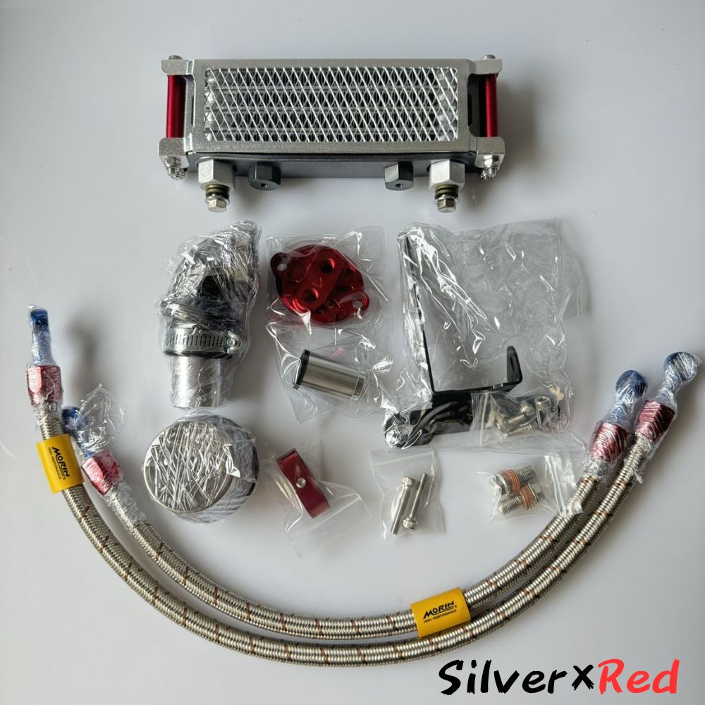  Honda 5 скорость Monkey 125 для маслоохладитель комплект /MORIN RACING Oil Cooler Kit For HONDA 5gear Monkey125 JB03 JB05