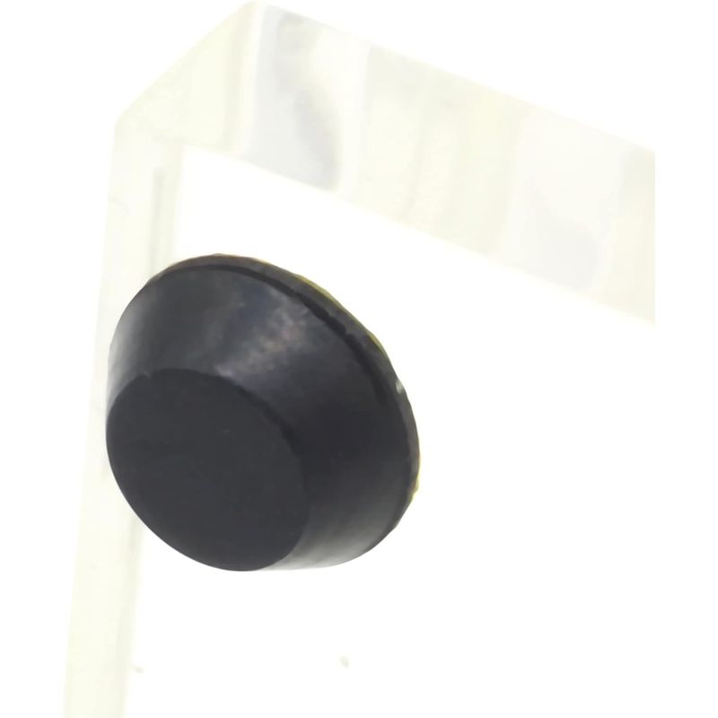  аудио вентилятор резина пара предотвращение скольжения подушка наклейка удар звук всасывание царапина предотвращение круг форма примерно 13mm (10mm) × 5mm 16 шарик черный 