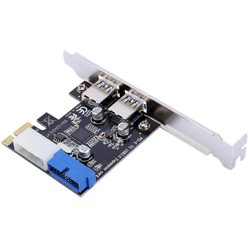 Awos PCI-E-USB3.0 enhancing card adaptor, front 19PIN interface attaching 