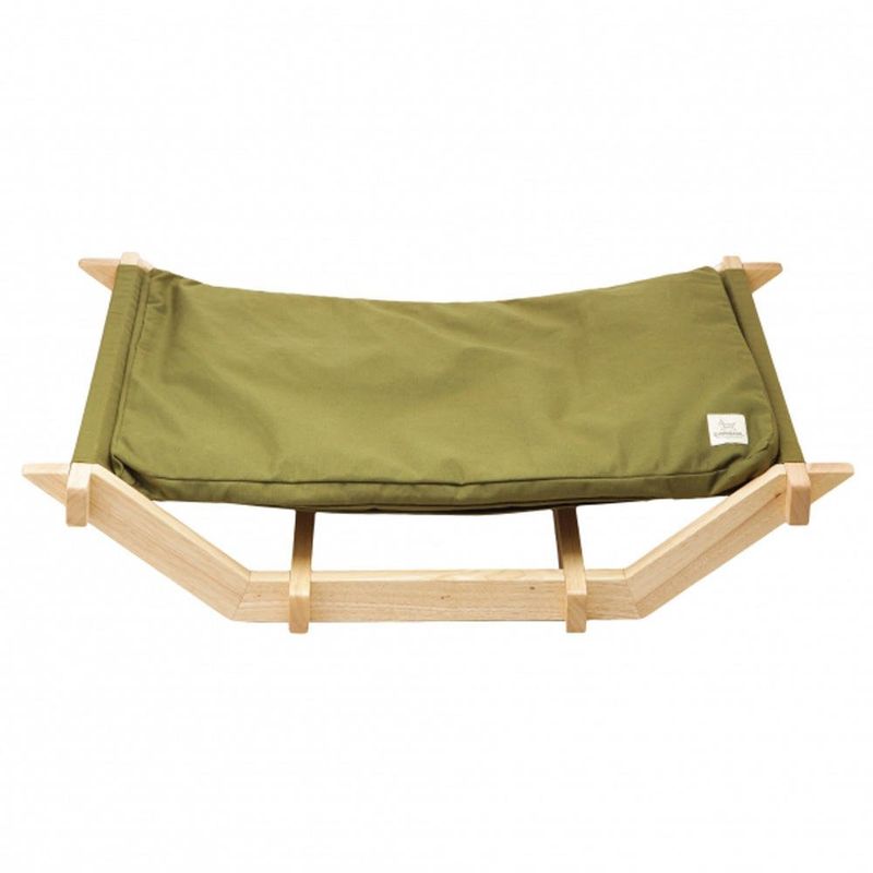 barketek( bar ki Tec ) pet hammock lounge .- olive 