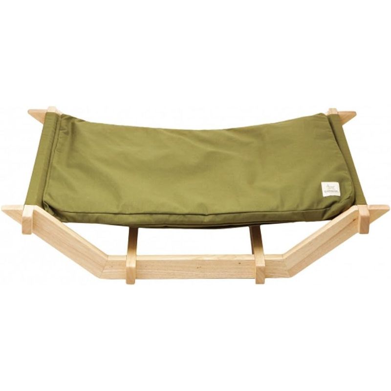 barketek( bar ki Tec ) pet hammock lounge .- olive 