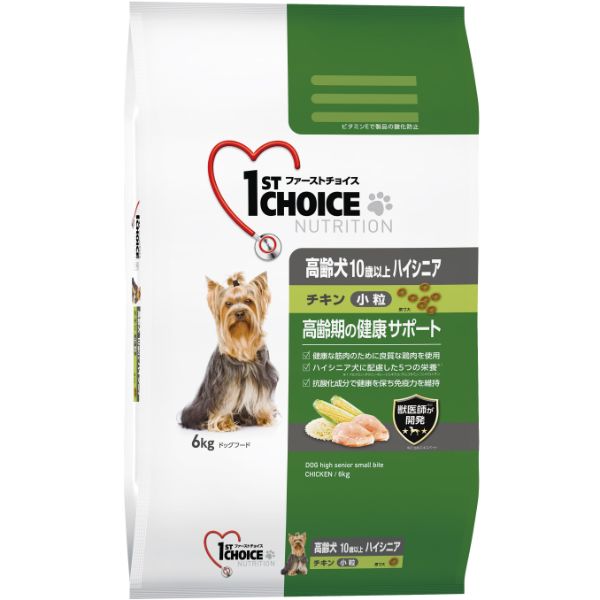 アース ペット ファーストチョイス 高齢犬 ハイシニア 小粒 チキン 6kg 1個 ファーストチョイス ドッグフード ドライフード 最安値 価格比較 Yahoo ショッピング 口コミ 評判からも探せる