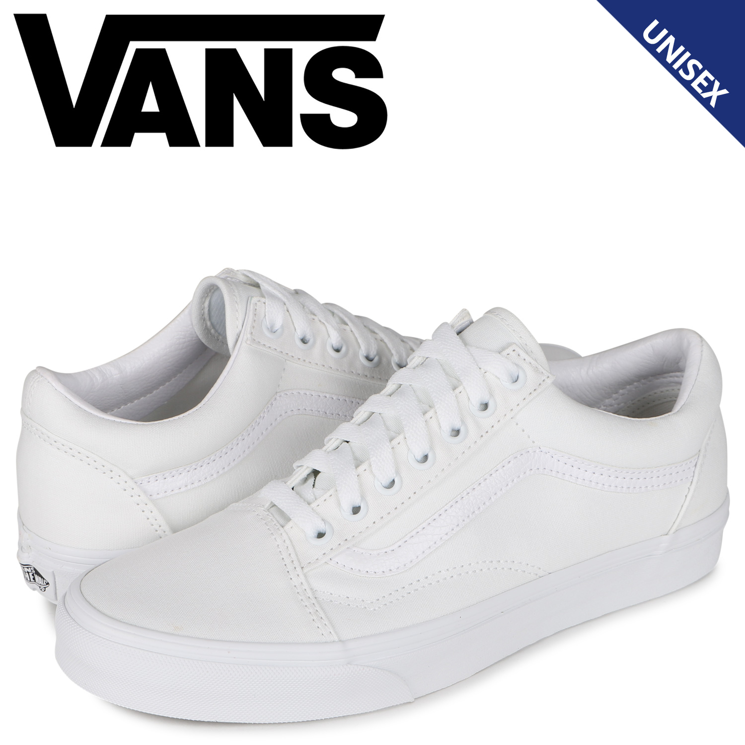 VANS オールドスクール VN000D3HW00（ホワイト/ホワイト）