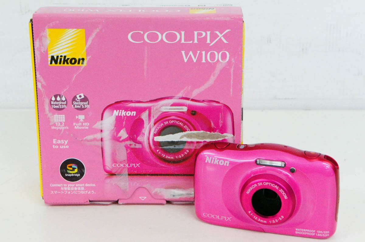 Nikon COOLPIX W100 デジカメ ピンク デジタルカメラ Amazon.com : Nikon digital camera COOLPIX W100 (Pink)(Japan