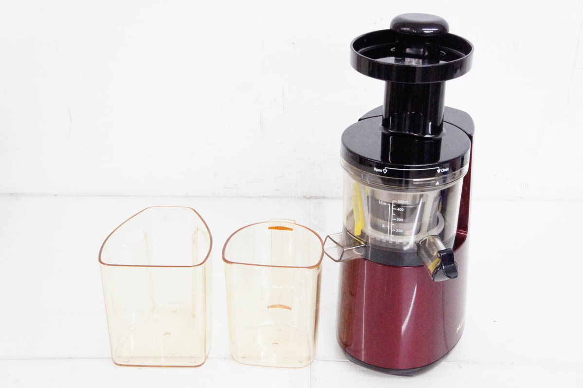 ヒューロム HUROM スロージューサー HH-EBA06 ワインレッド新品未使用