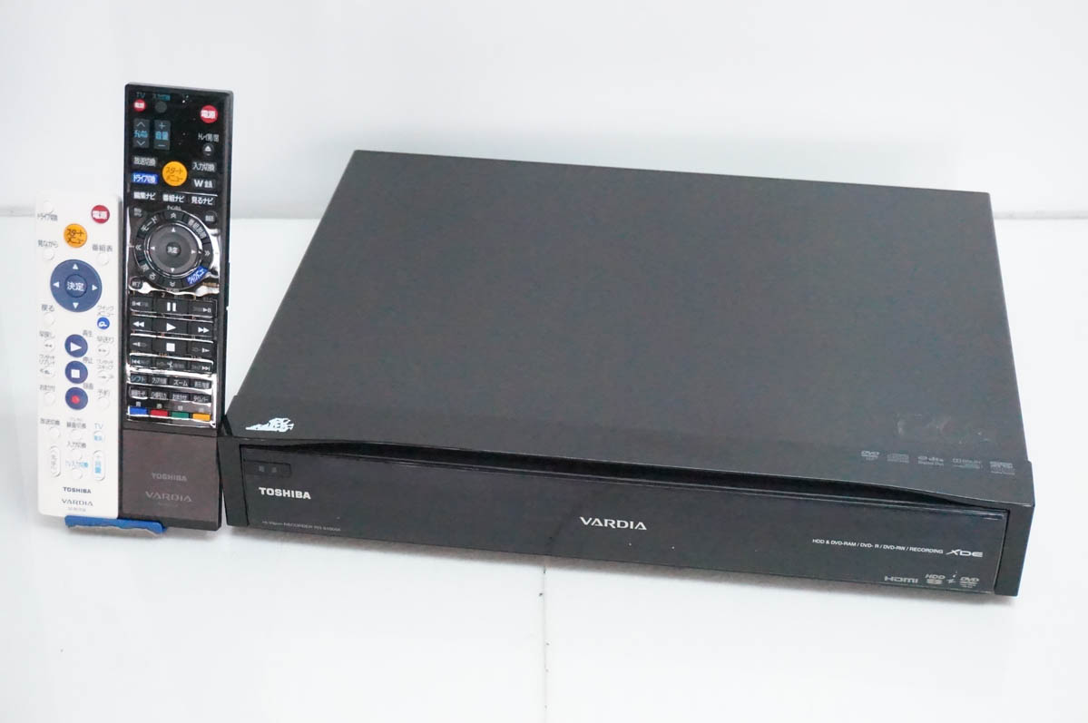 TOSHIBA RD-S1004K VARDIA 1TB 東芝HDD&DVDレコーダー 2009年製 東芝