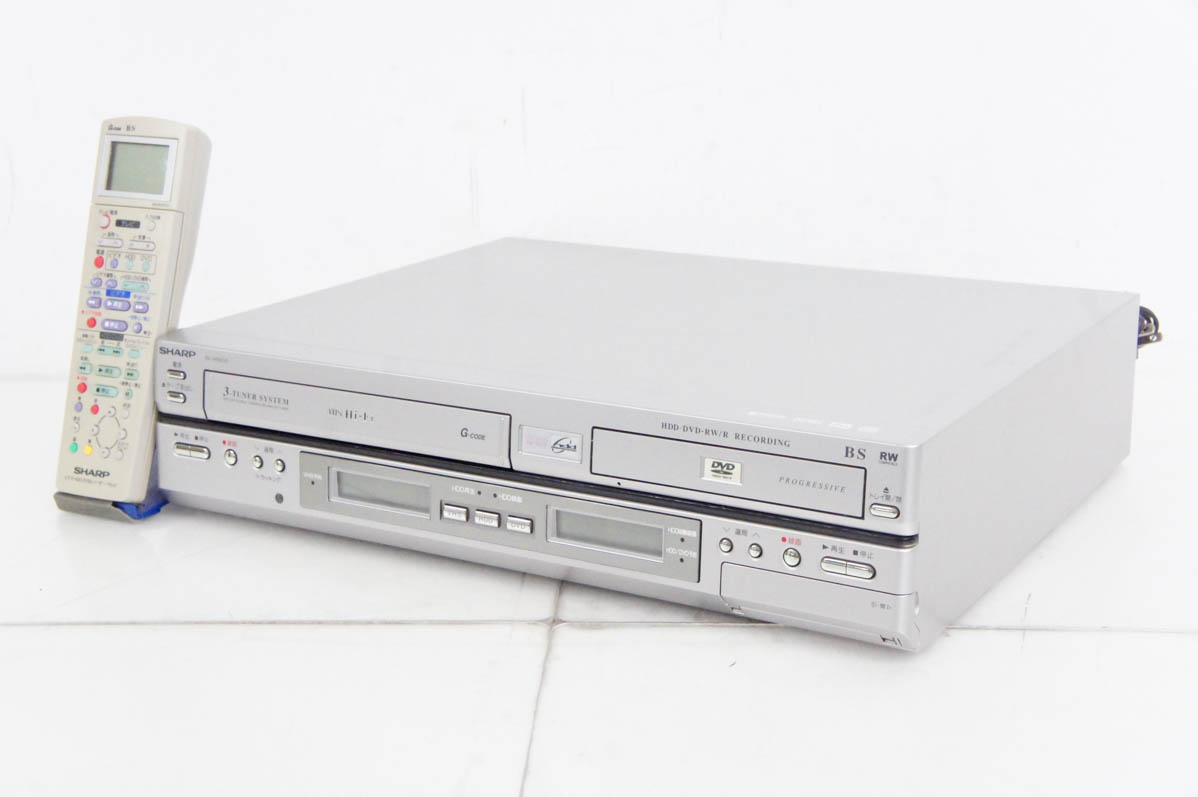 SHARP HDD・DVD・ビデオ一体型レコーダー DV-HRW35｜Yahoo!フリマ（旧