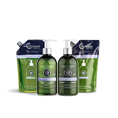L Occitane ロクシタン ファイブハーブス バランシング バリュアブル シャンプー コンディショナー 本体 レフィルセット 1個 ファイブハーブス レディースヘアシャンプー 最安値 価格比較 Yahoo ショッピング 口コミ 評判からも探せる