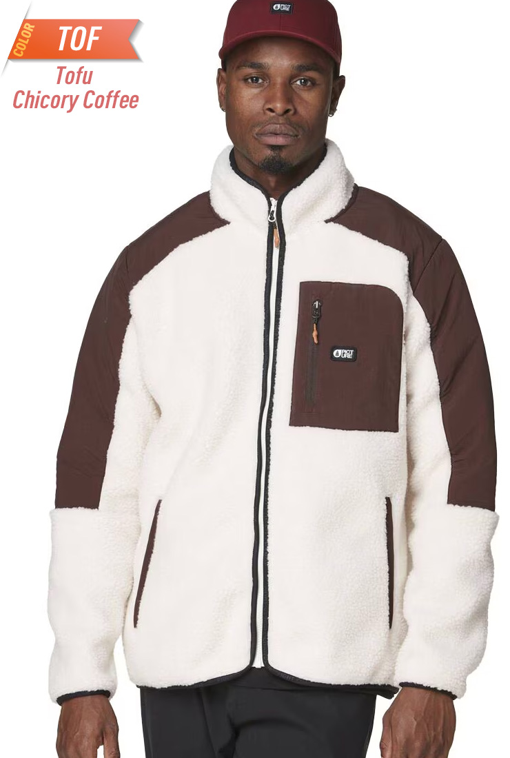 PICTURE Picture QUILCHENA ZIP FLEECE Zip выше Sherpa флис жакет флис Zip жакет 