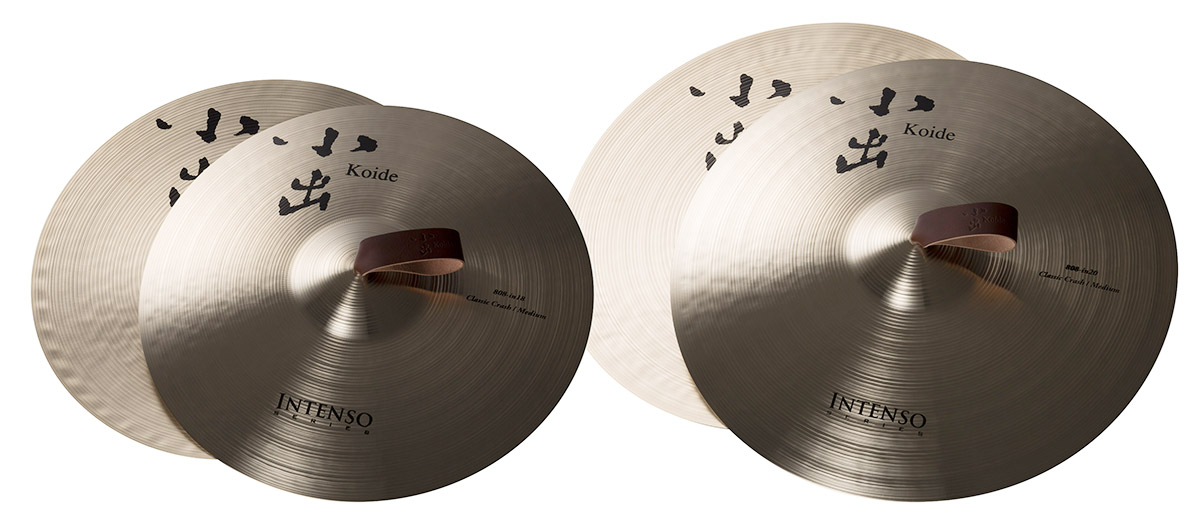  small . cymbals o-ke -stroke la cymbals 18" Intenso series 808 Classic INTENSO 808-in18CCML / 808-in18CCM / 808-in18CCMH join cymbals 