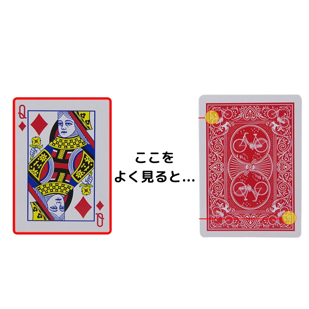  playing cards Magic for jugglery reverse side from understand squid sama