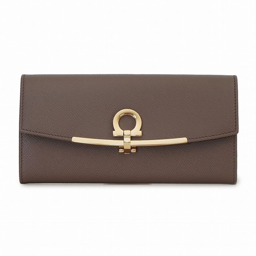 Salvatore Ferragamo 長財布 22D150 714922 （Caraway Seed）