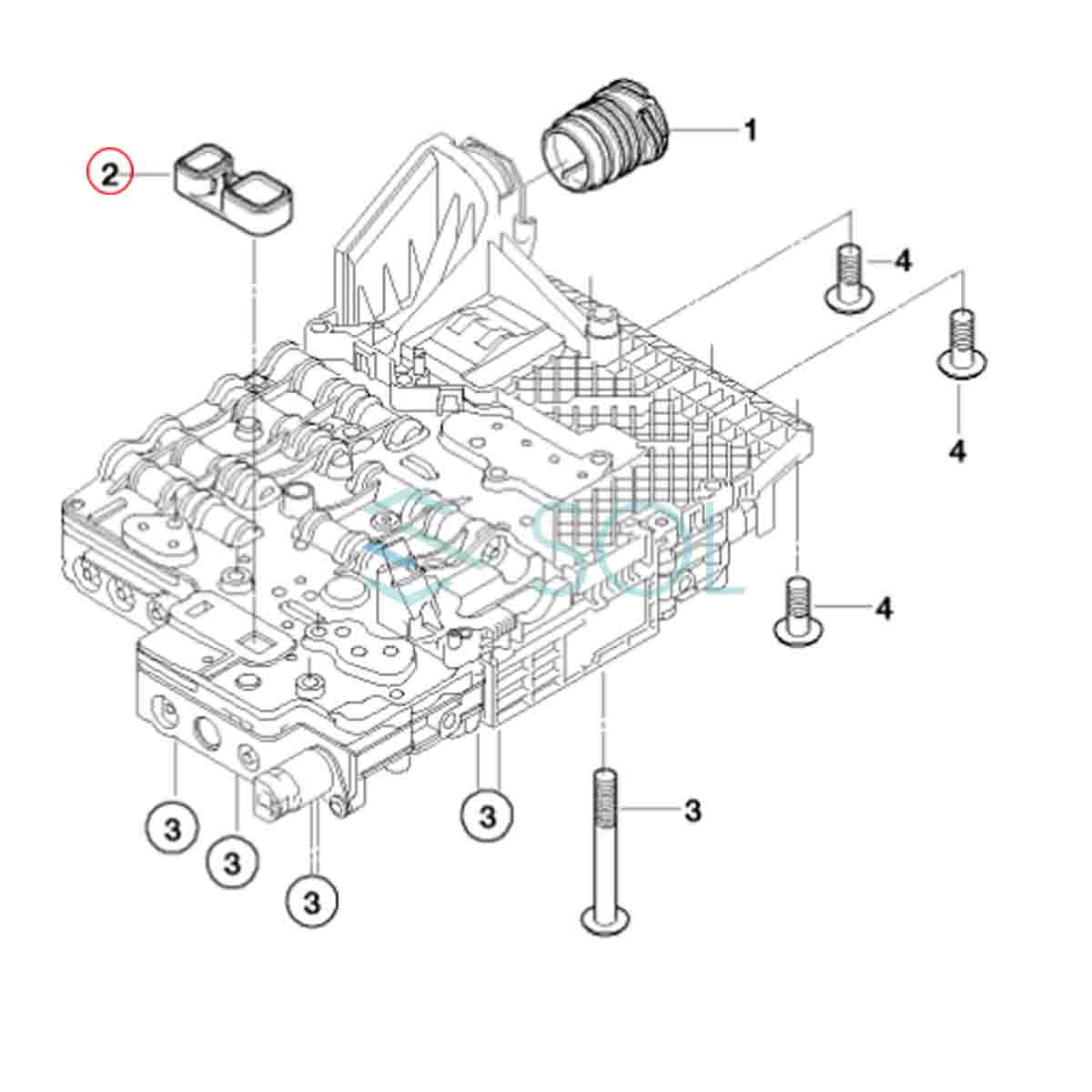 BMW E60 E61 E63 E64 E53 E70 X5 AT plug adaptor 540i 545i 550i 645Ci 650i 4.4i 4.8i 4.8is 24347571211 24347588727 24347519339