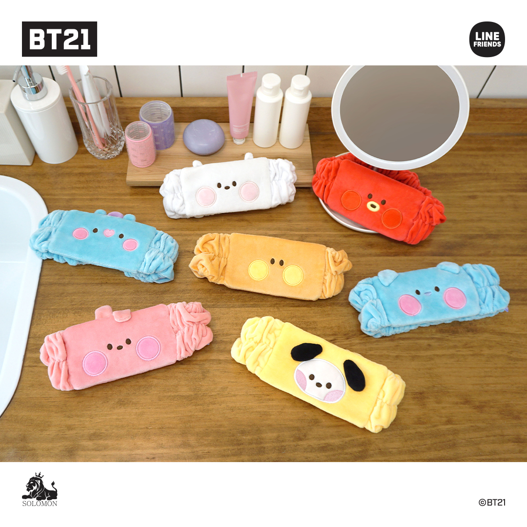 [:50%OFF распродажа :] Соломон коммерческое предприятие BT21 minini лента для волос DHC_M_HAIR BAND ванна волосы ta- van . лицо умывание для макияж для принадлежности для ванной для волос 