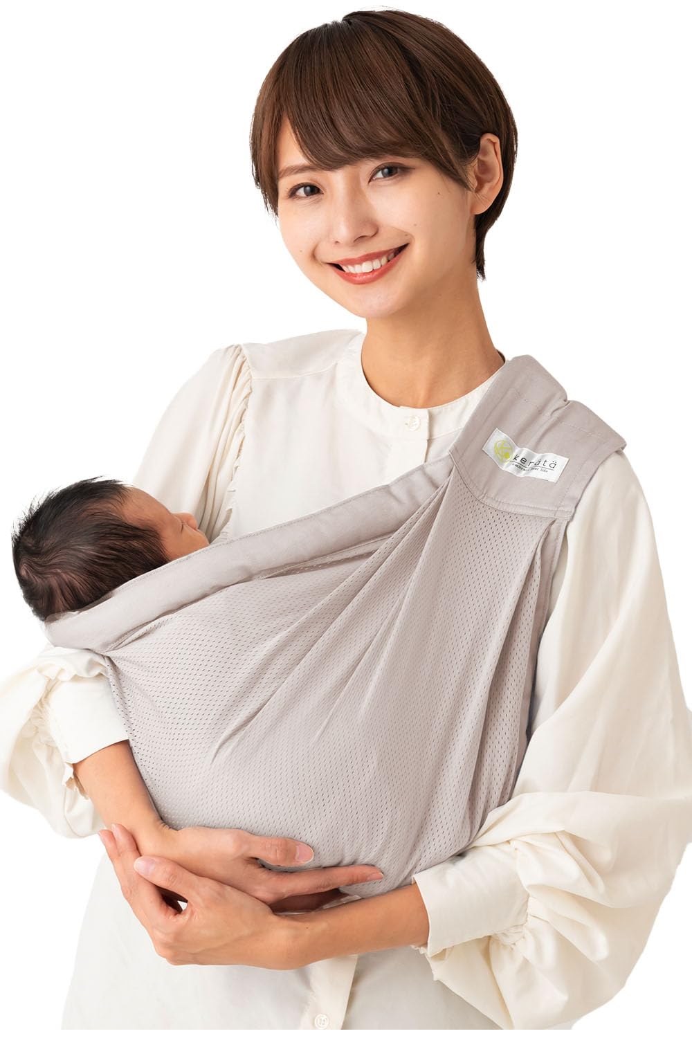 kelatau-sling сетка baby sling пот ... младенец . удобный слинг-переноска ширина .. новорожденный из можно использовать 6WAY j. светло-серый 