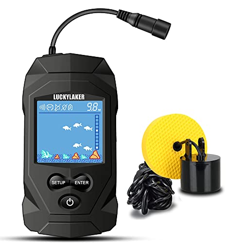 LUCKYLAKER Fishfinder (эхолот) портативный Fish finder байдарка .... детектор рыба . детектор рыба детектор корюшка автобус рыбалка море 