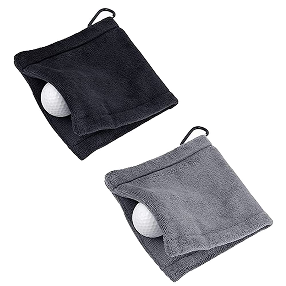 MEDUSHASHA Golf полотенце мяч для гольфа очиститель Golf для чистый .kalabina. удобный водонепроницаемый брелок для ключа пряжка 14*14cm(bla
