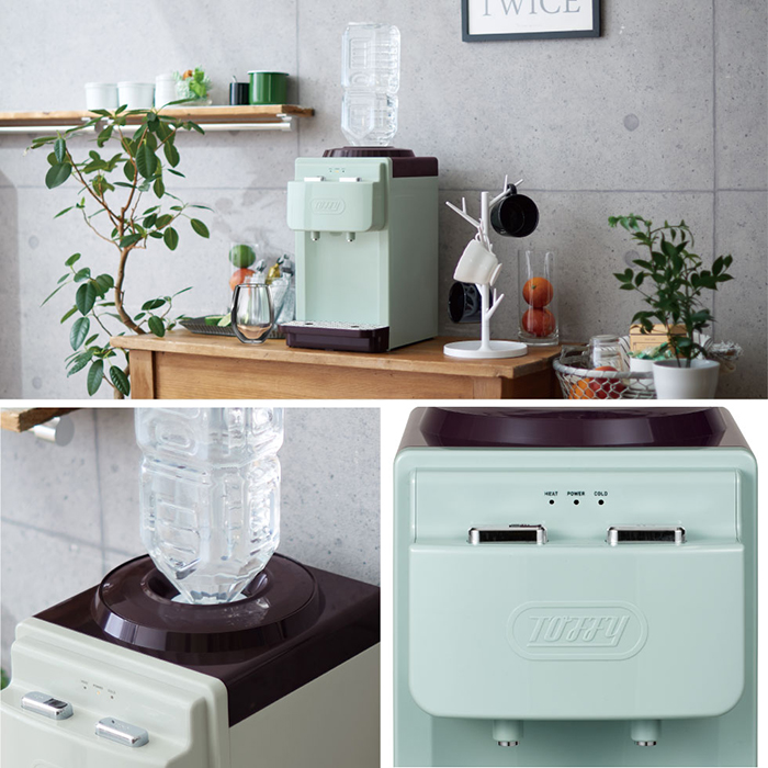 [ entry .+P5%]Toffytofi- water server / K-WS2-AW K-WS2-PA free shipping desk body compact PET bottle 2L hot water vessel cold water vessel 