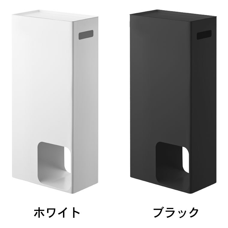  Yamazaki real industry official tower toilet to paper stocker tower white / black toilet storage crevice storage slim tabletop attaching sanitation .8 piece free shipping 