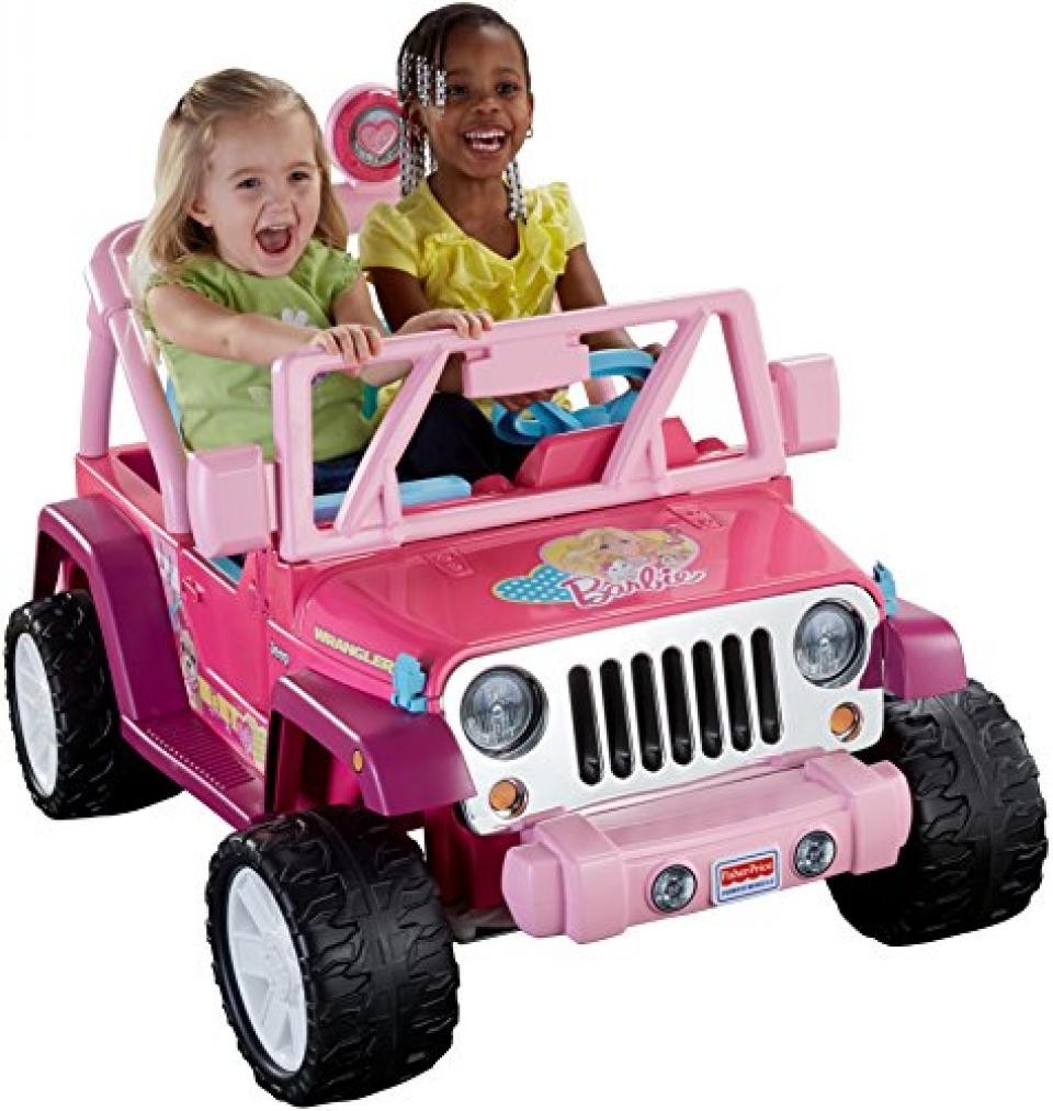  транспортное средство игрушка Fisher-Price Power Wheels Barbie Jammin' Jeep Wrangler