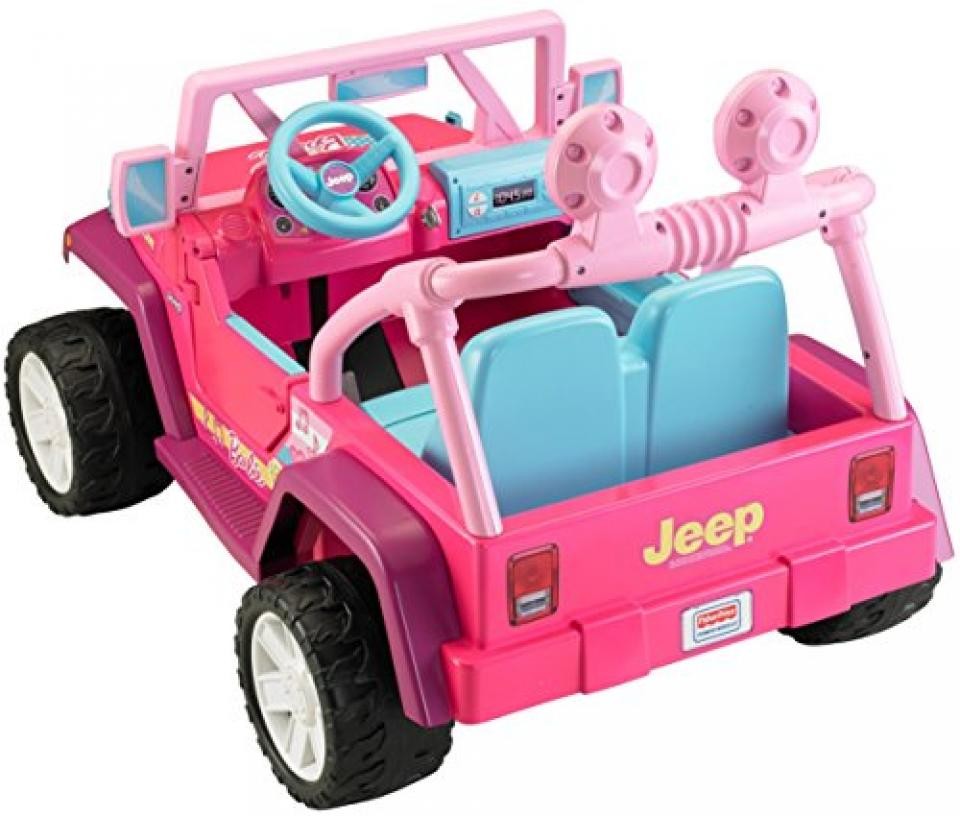  транспортное средство игрушка Fisher-Price Power Wheels Barbie Jammin' Jeep Wrangler