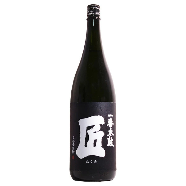 西吉田酒造 麦焼酎 一番太鼓 匠 黒ラベル 25度 1800ml 焼酎 麦焼酎の商品画像