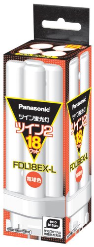  Panasonic twin fluorescent lamp 18 shape twin 2pa look lamp color FDL18EXL