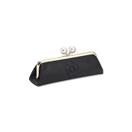 MARY QUANT マリークヮント エンボスデイジーパール ガマ口ペンケース