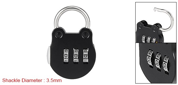 uxcell combination pado lock south capital pills 3 column combination south capital pills 3.5mm shackle zinc alloy code south capital pills black 