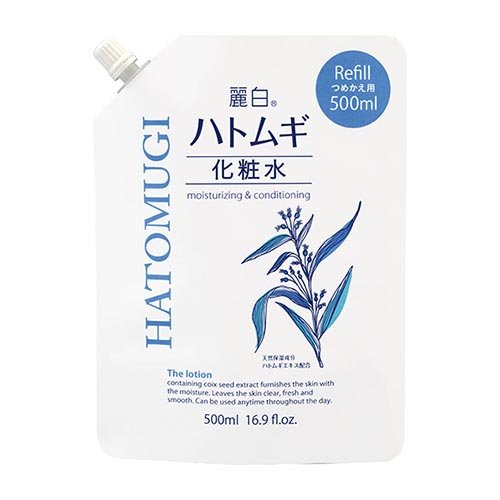 麗白 麗白 ハトムギ化粧水 詰替用/500ml×1 スキンケア、フェイスケア化粧水の商品画像